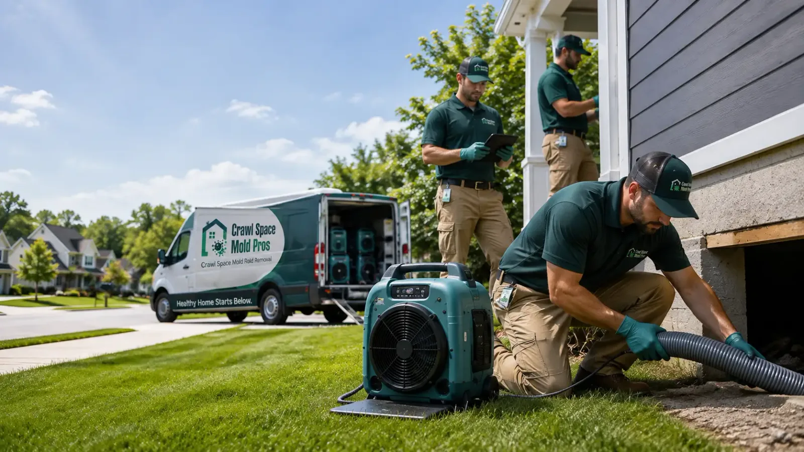 Crawl Space Mold Removal in Cuyahoga Falls, OH